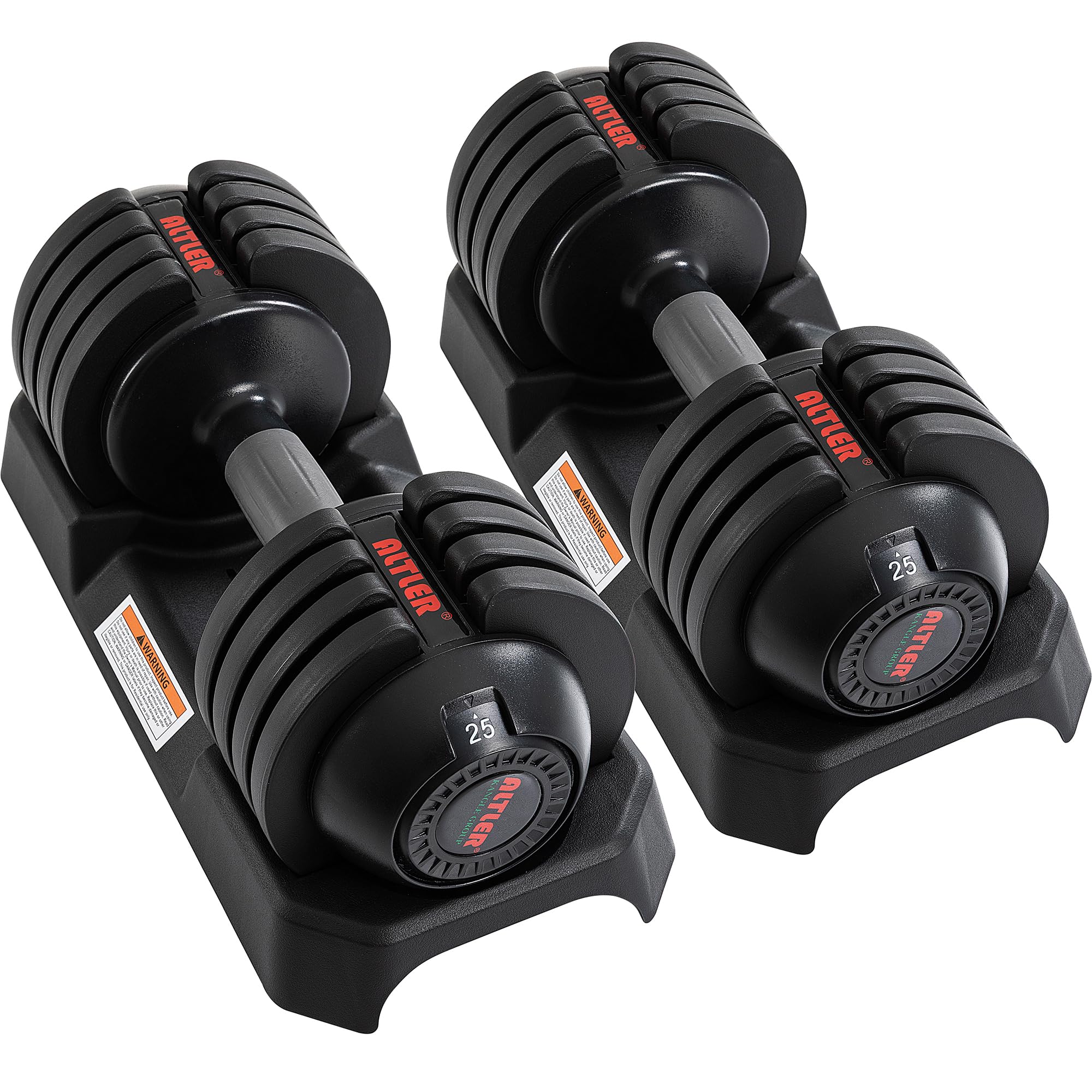 Photo 1 of **ONLY 1** ALTLER Adjustable Dumbbell Set, 25LB Pair