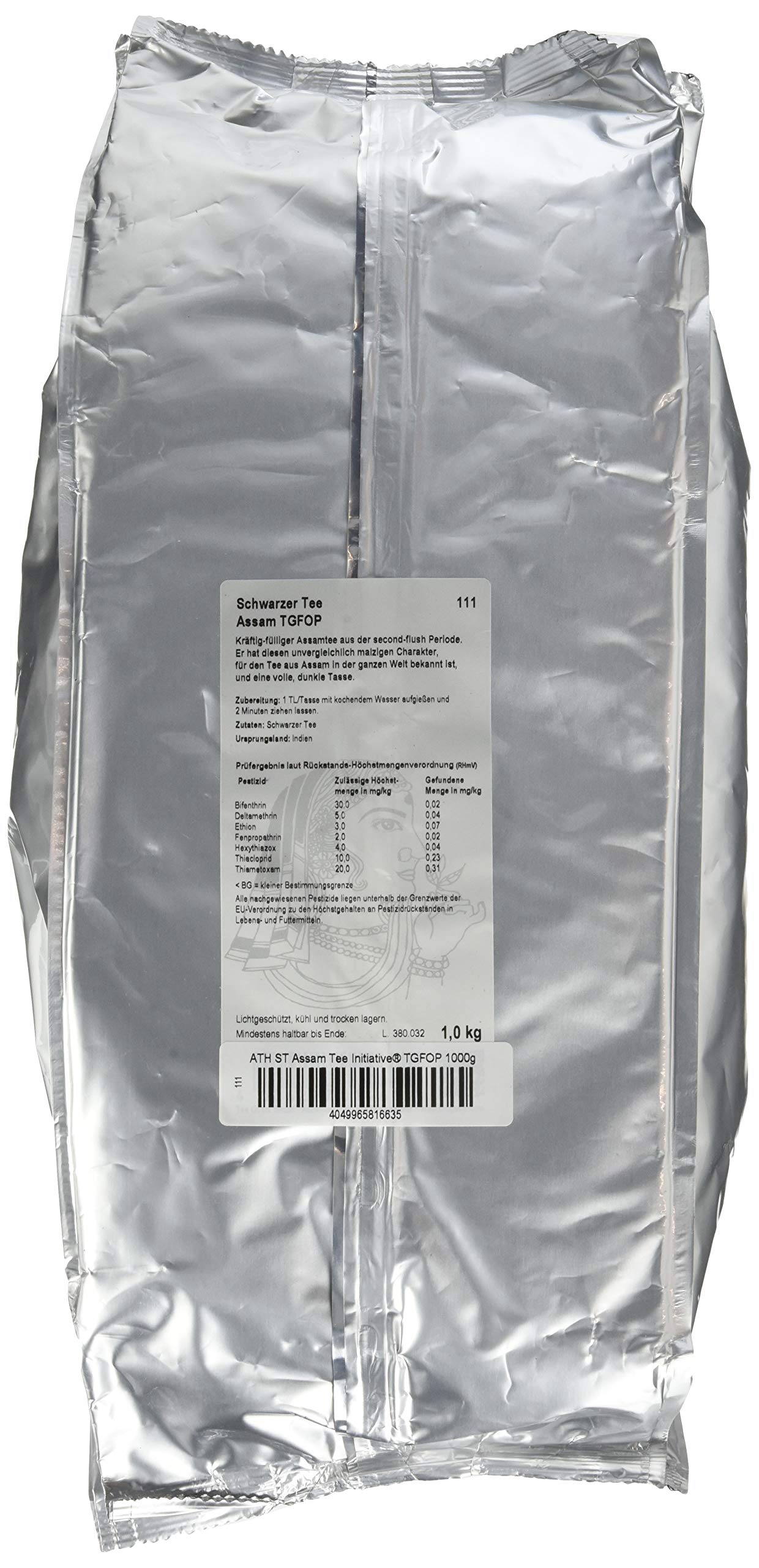 Assam Tee SF TGFOP aus Teeinitiative 1 Kg rückstandskontr.