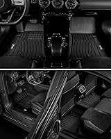 Vista 85 de 3W Alfombrillas de suelo aptas para Benz E-Class 2017-2023 TPE para todo tipo de clima, ajuste personalizado para E300, E320, E400, E350, E63, E550