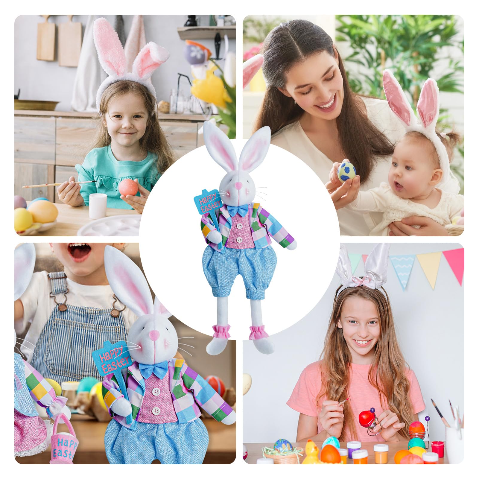 Amazon.co.jp: ぬいぐるみイースターバニー、ミスターミセスの愛らしい