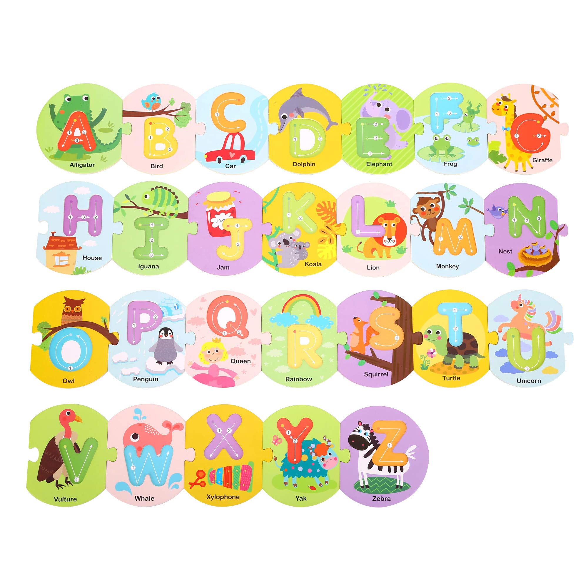 Amazon.com: Amazon Exclusive Learning Curve ABC Alphabet Jigsaw
