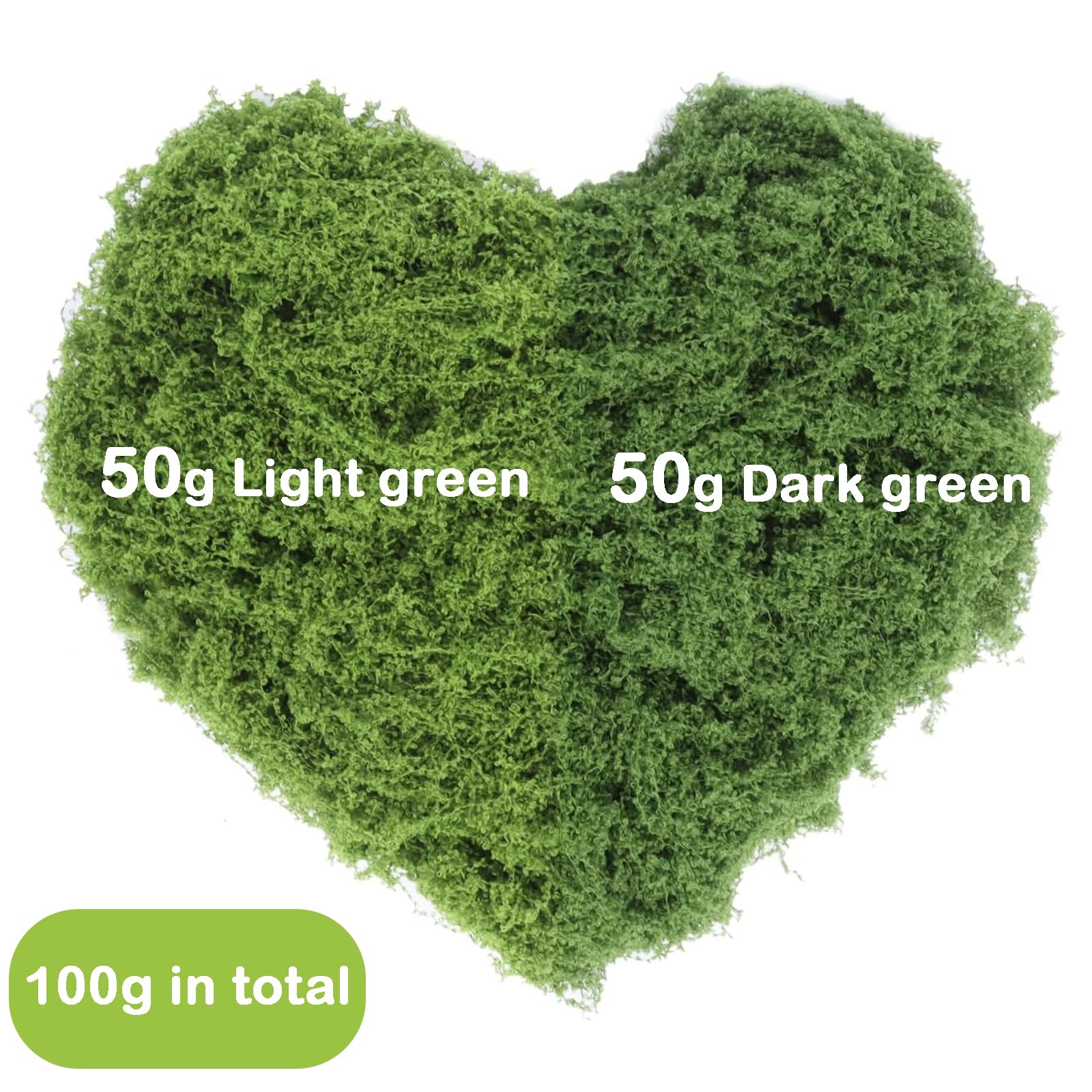 100g Fake Moss, Moss, Artificial Moss, Moss for Crafts, for Craft
