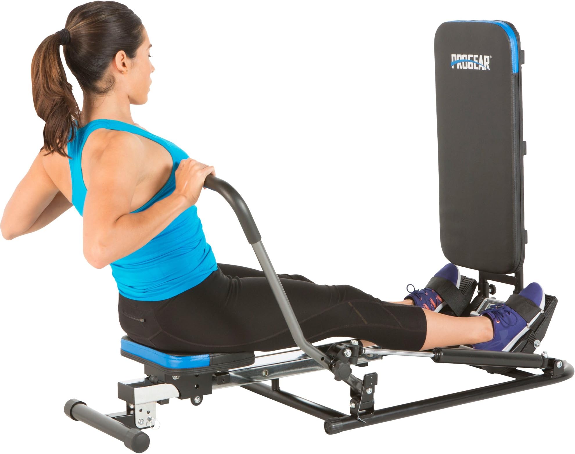 ProGear 750 Rower with Additional Multi Exercise Workout Capability, Black