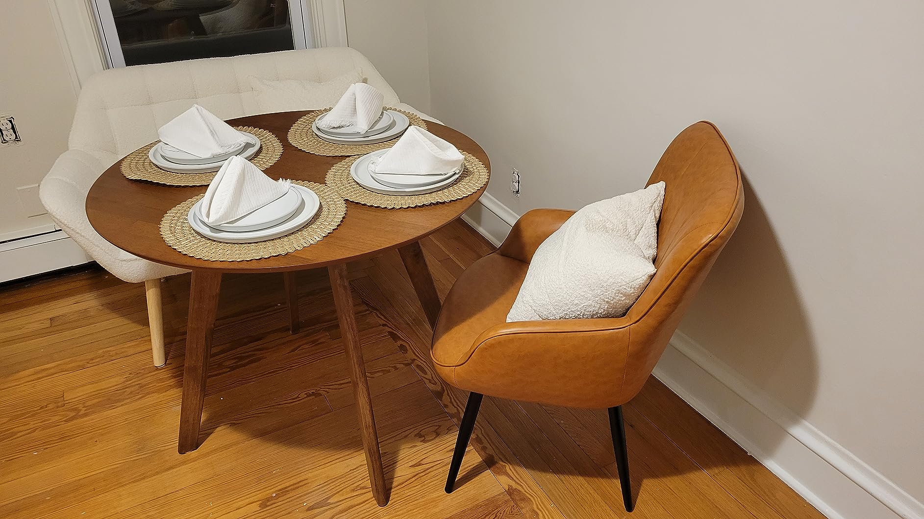 35/mo Finance ZSARTS Green Accent Chair with Ottoman, Modern Sherpa