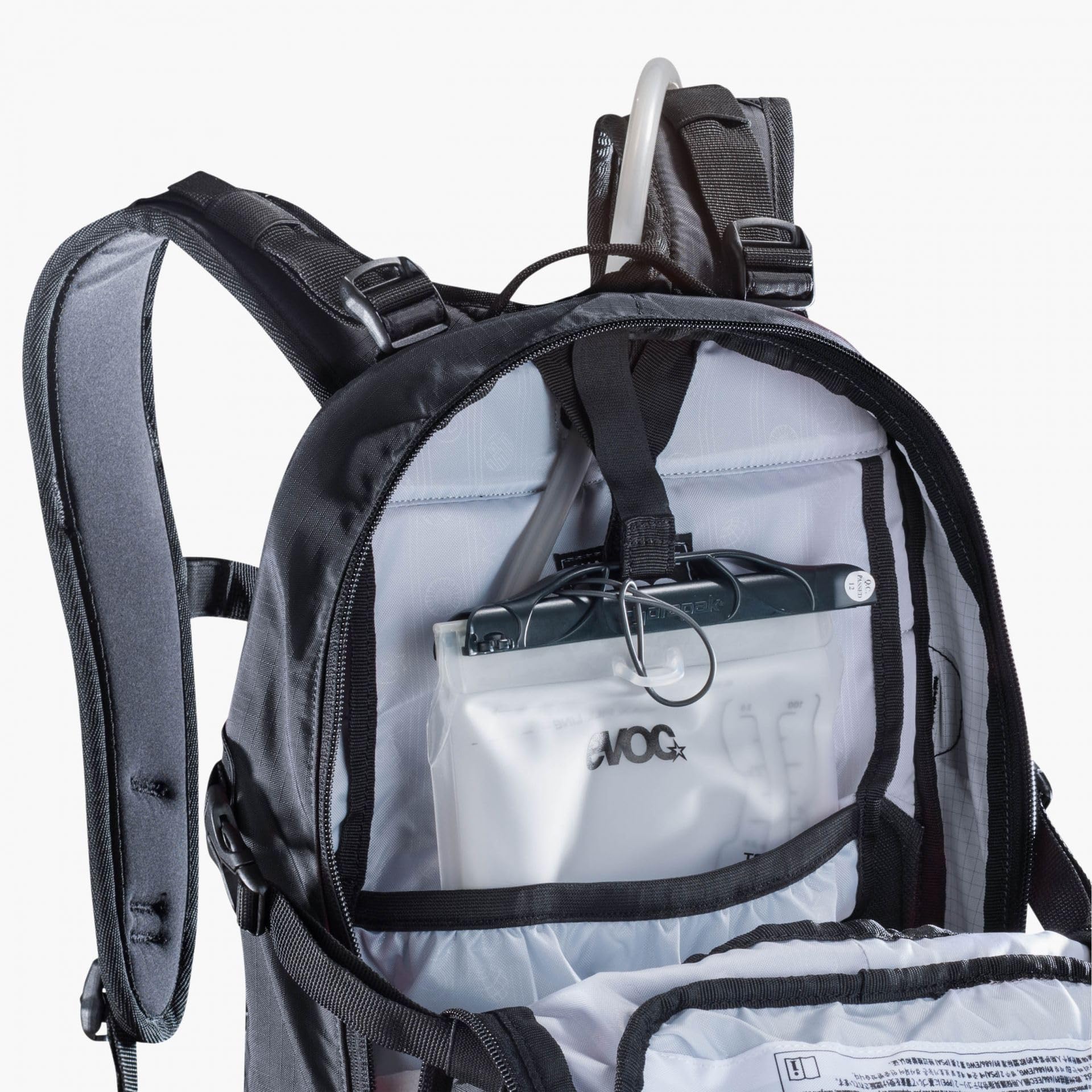 EVOC FR ENDURO BLACKLINE 16L plecak z ochraniaczem, plecak na wycieczki rowerowe i szlaki (plecak rowerowy, technologia LITESHIELD BACK PROTECTOR & AIR SYSTEM, rozmiar S)