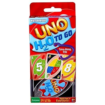 Mattel Games UNO H20 to GO Card Game