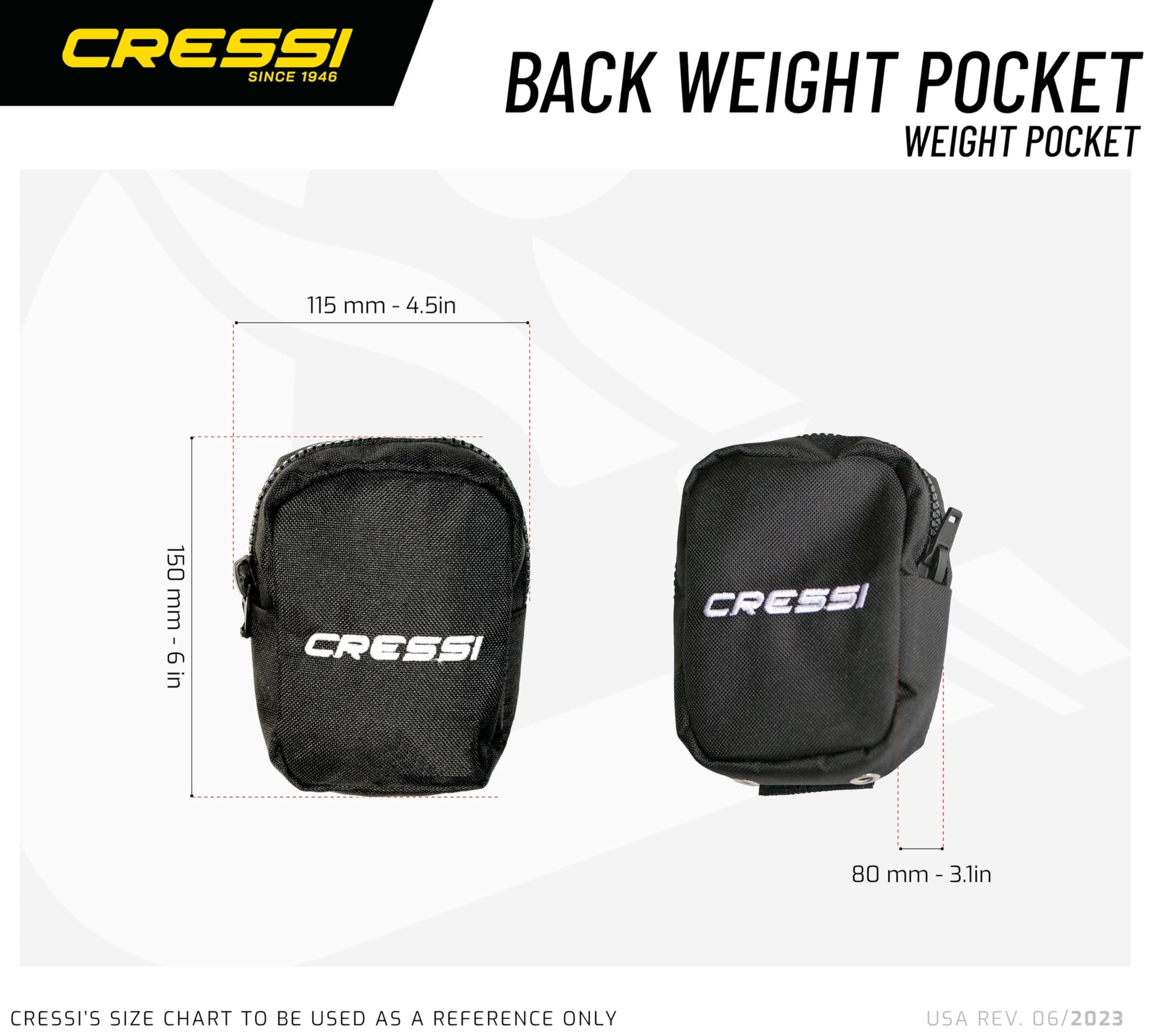 Cressi Bleitaschen zum Tauchjacket