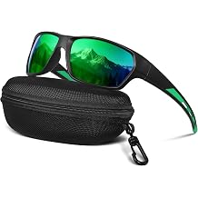 XVXV Sports Polarized Sunglasses for Men, Sun Glasses Wrap Around UV Protection for Driving Fishing Golf