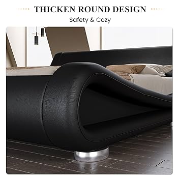 Amazon.com: SHA CERLIN Full Size Upholstered Bed Frame