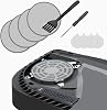 Funda antipolvo para PS5, kit de malla de alta densidad con cepillo de limpieza y barrera para disipador, accesorios compatibles con PlayStation 5 Digital Slim 1