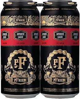 PFRIEM FAMILY Japanese Lager 4pk Cans, 16 FZ