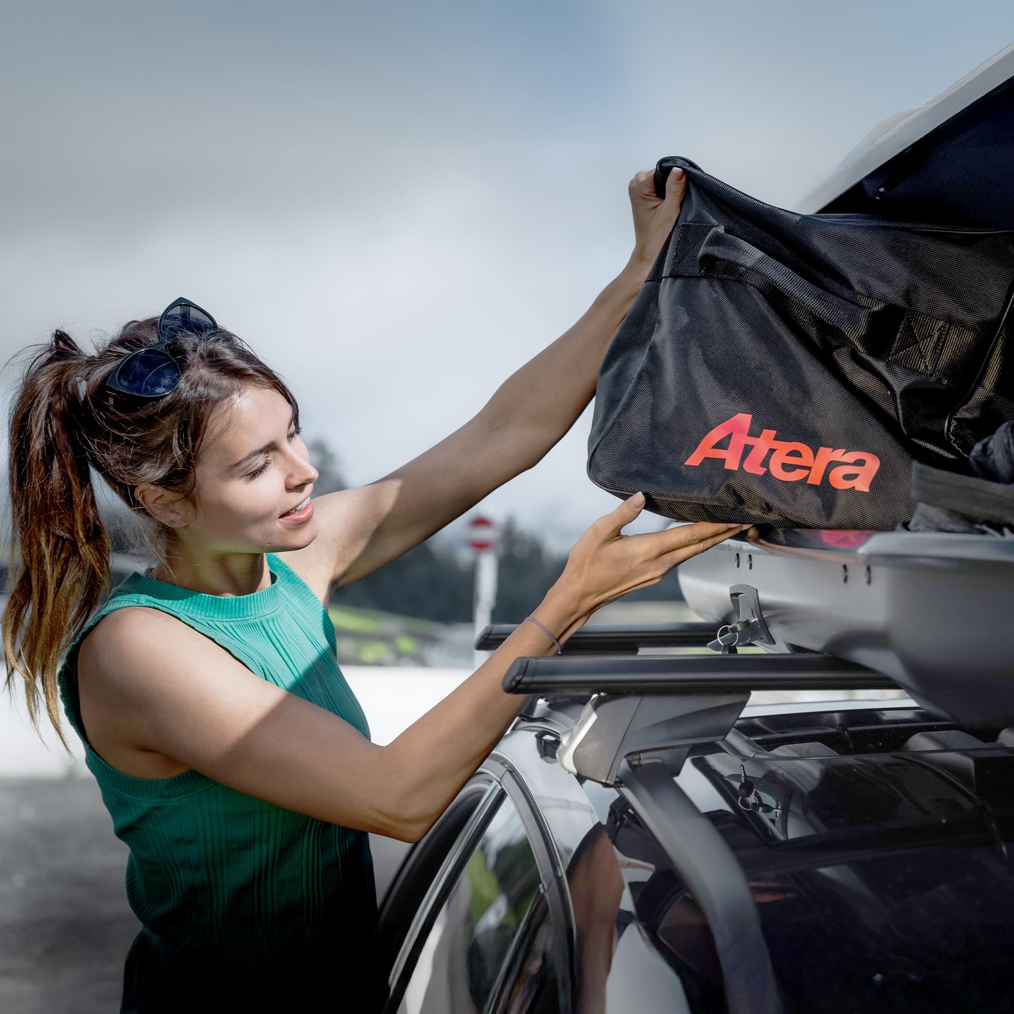 ATERA 022783 Lenkertasche für Scooter und Fahrräder mit Handgriff Polyester 1.76kg