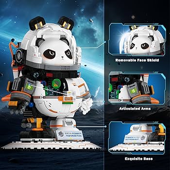 Amazon.com: NUTCRACKER Space Panda Astronaut Building Blocks Kits