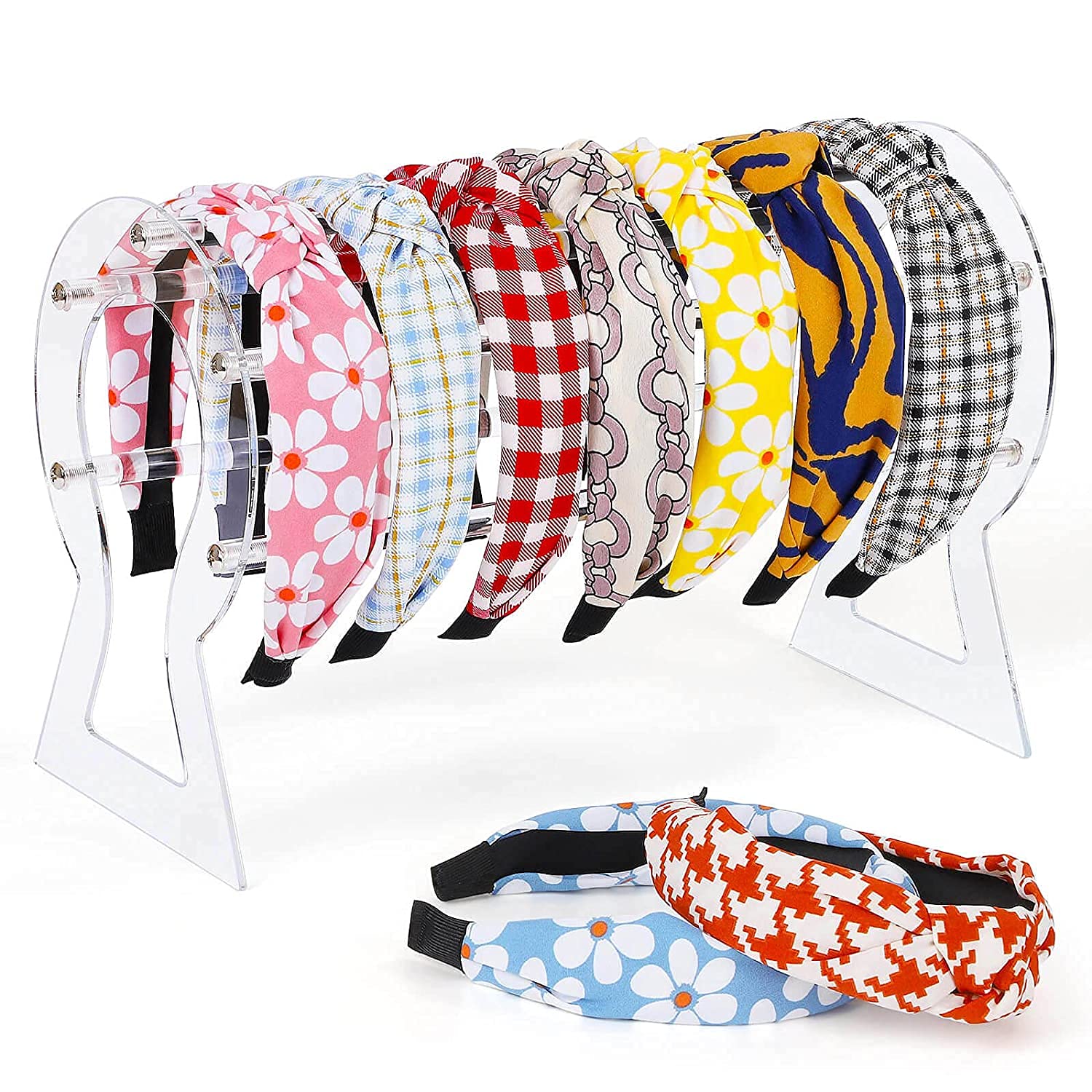 FANASSYY Acrylic Headband Holder Headband Organizer for Teen Girls Hairband Display Stand, Clear Jewelry Organizer for Girl Women Gifts, Headband Display Organizer Pack of 1 (Design 2) (B09HMH29MQ) Amazon Price History, Amazon Price Tracker
