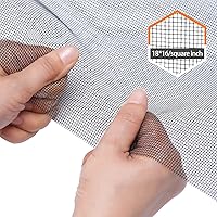 Lengtimo Fiberglass Window Screen Roll 48" x 100' Black - Durable DIY Replacement Screens for Windows & Doors