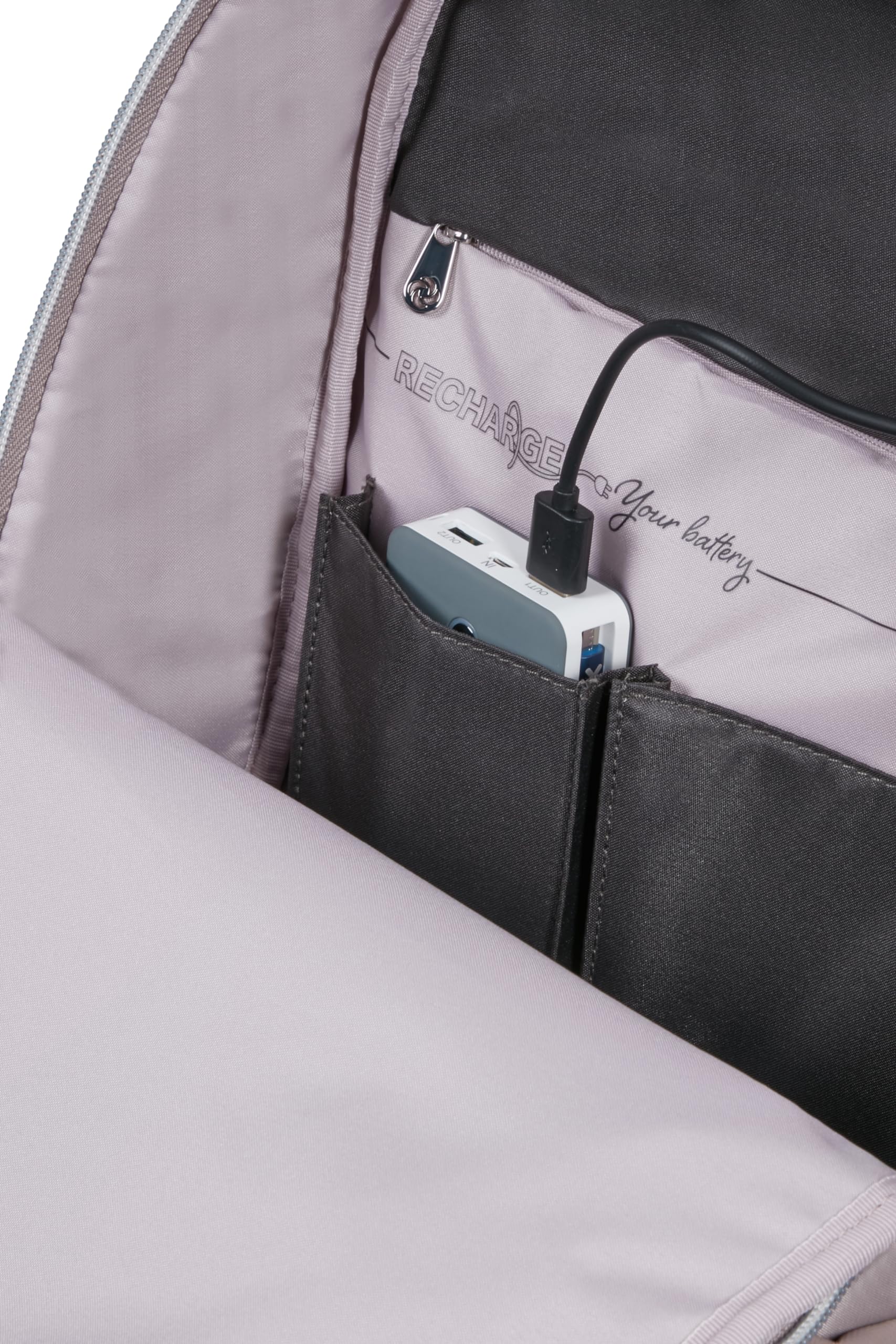 Samsonite Workationist - zaino per laptop con scompartimento di vestiti 15,6 pollici, 43 cm, 17,5 L, rosa (quarzo)