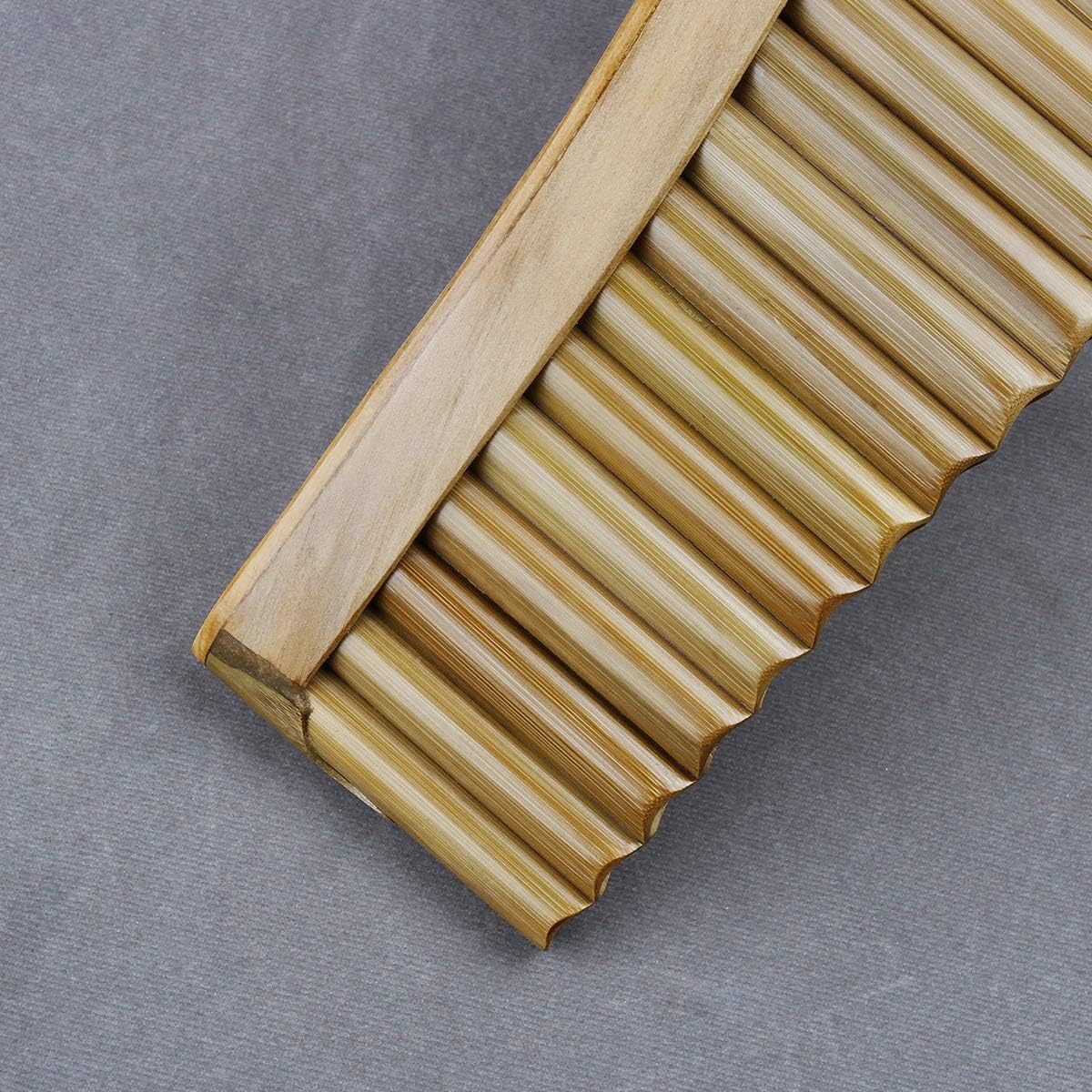 Professional Pan Flute Chinese Traditional Musical Instrument Pan Pipes Easy to Learn in 25 Pipes G Key (Right Hand with Box)