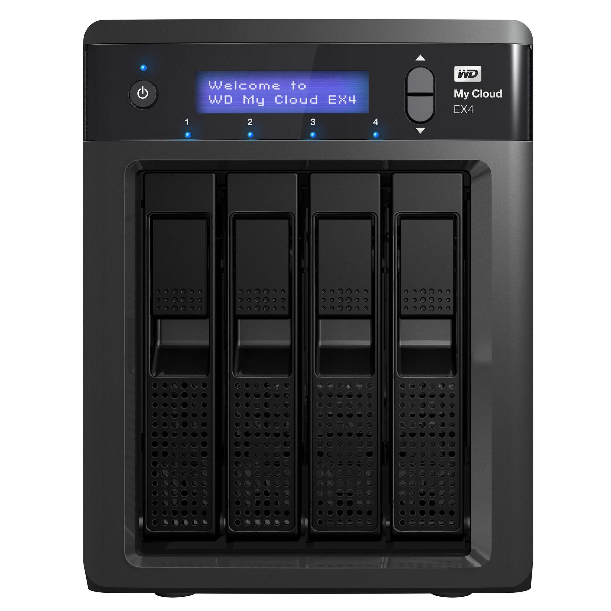 WD My Cloud EX4 NAS/Cloud Personnel - Boîtier NAS 4 baies avec WD RED 12 To