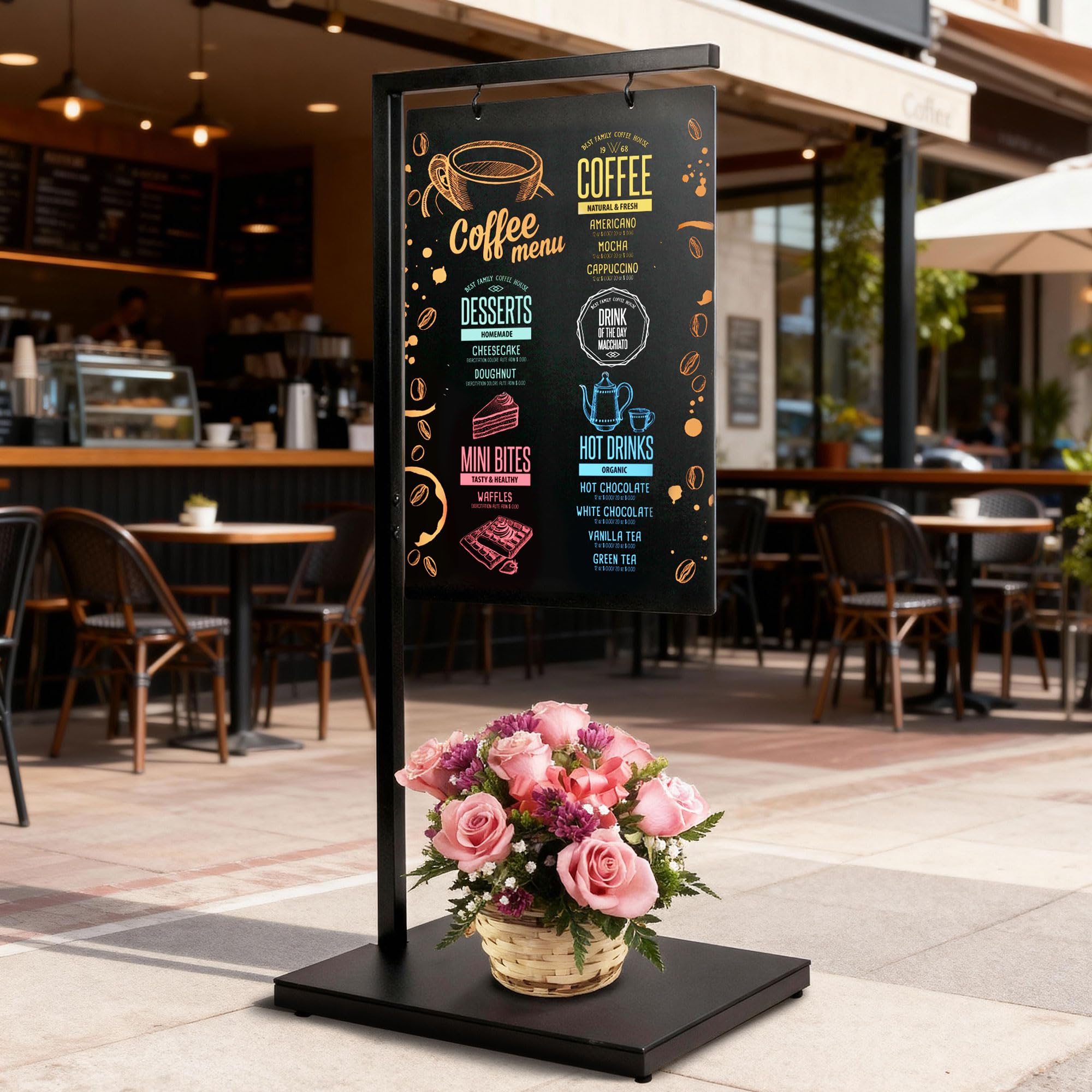 Amazon.com : ORIENGEAR Chalkboard Signs with Stand, 43