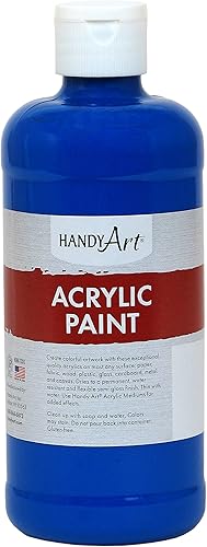 Vista 21 de Pintura acrílica para estudiantes, artesanías de 16 onzas. Bloqueo blanco