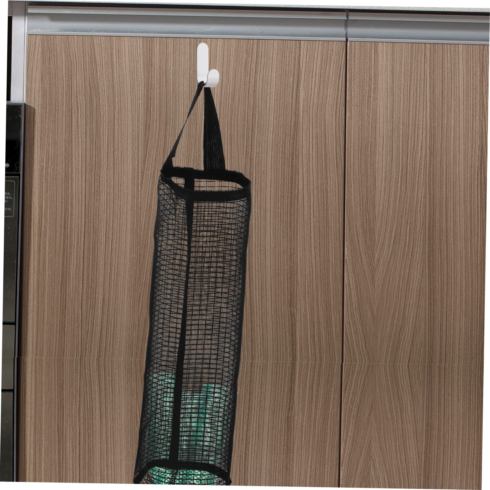 BESTonZON 9 Uds Bolsa De Basura Bolsa De Almacenamiento Almacenamiento Soporte para Bolsa De Compras Organizador De Bolsas Suspendidas Organizador De Bolsas De Plástico para Colgar En La
