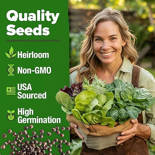 Miniatura 422 de HOME GROWN 12 semillas de vegetales de otoño, más de 6,000 semillas de reliquia para plantar en otoño e invierno, remolacha, brócoli, repollo, col