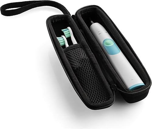 Miniatura 5 de caseling Funda de viaje para cepillo de dientes duro compatible con Philips Sonicare Protective Clean 4100 Sonicare 2 Series, soporte portátil para