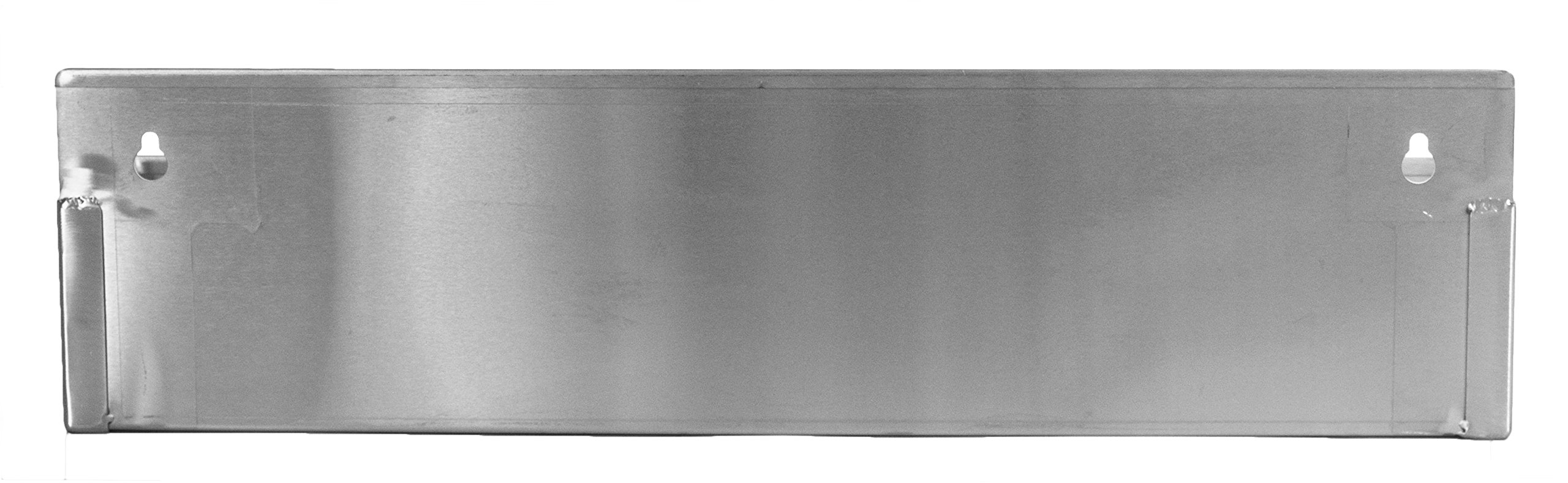 Focus Foodservice FSHELF6B 6 in. Black Plastic Shelf Label - 4-pkg