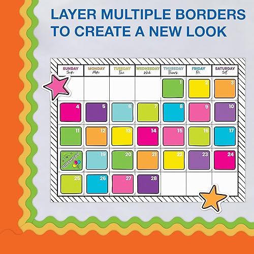 Vista 240 de Carson Dellosa Grow Together - Bordes de madera clara para tablón de anuncios de 65 pies, 1 rollo de ribete natural para pizarra blanca, corcho