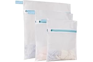 Polecasa 3-Pack Eco-Friendly Soft Mesh Zippered Lingerie Bags: Premium Protection for Your Delicate Garments