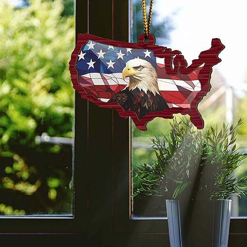 Miniatura 5 de Artsy Woodsy Adorno de Navidad de veterano para árbol de Navidad, plano 2D (no adorno 3D), regalos para soldado veterano, fuerzas armadas,