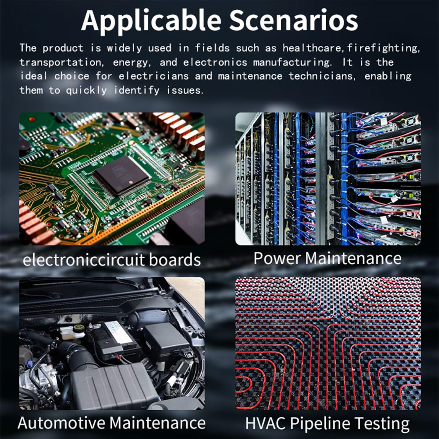 ZOYI Thermal Imaging Camera 2 in 1 True RMS Multimeter 32×32Resolution -4°F to 1022°F Type-C Charging for Electrical Industrial Inspections 25000count Digital multimeter