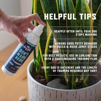 Rocco & Roxie Don't Mark Here Potty Training Spray for Dogs - Made in USA