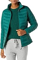 Vista 14 de Yaxa Essentials Women's Lightweight Long-Sleeve Water-Resistant Packable Puffer Jacket (Available in Plus Size)
