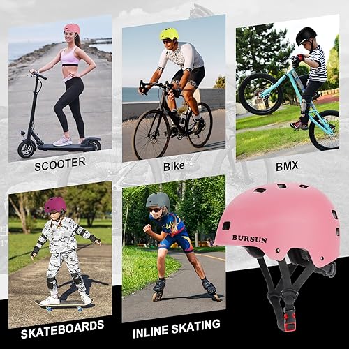 Miniatura 9 de Skateboard Bike Helmet for Kids Youth & Adults -Lightweight, Adjustable Multi-Sport Skateboard Scooter Bicycle Roller Skate Inline Skating