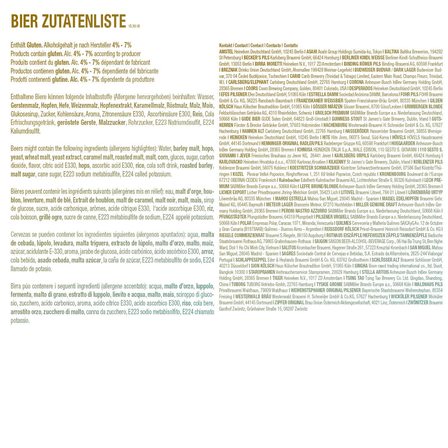 Adventskalender Bier/Bier Set Biere aus aller Welt 2024 2025