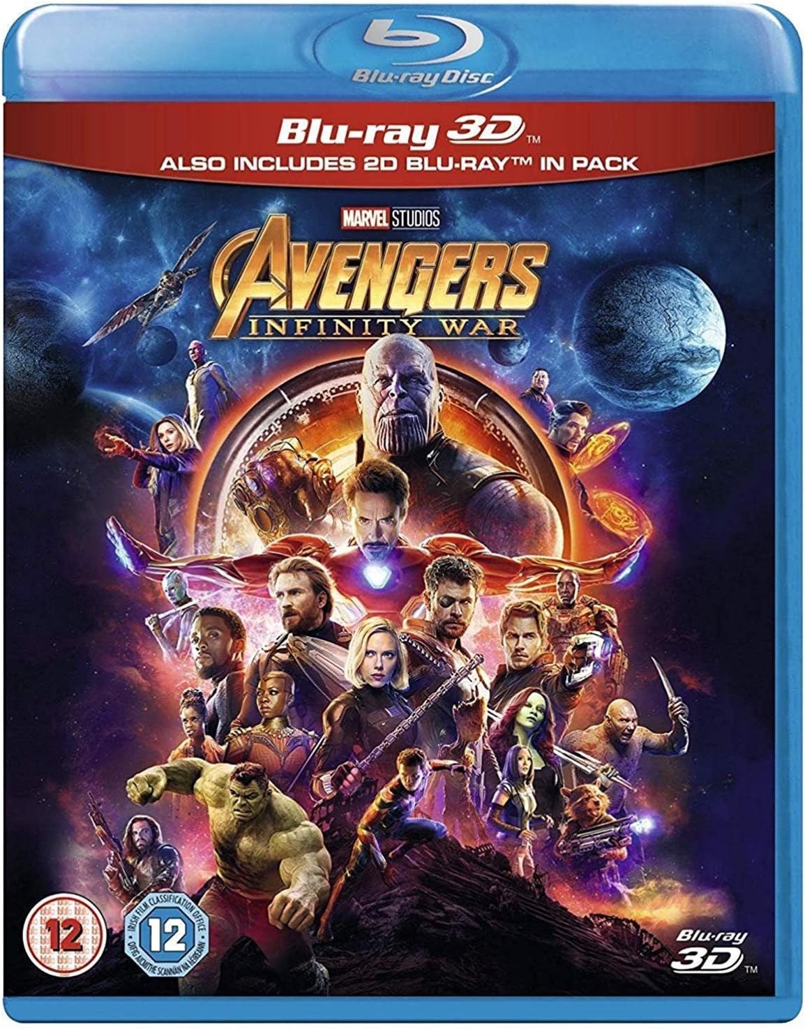 Marvel's Avengers: Infinity War (3D Blu-ray + Blu-ray)