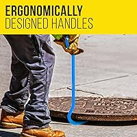 Vista 6 de T&T Tools Top Popper Gancho para Alcantarilla – Gancho para Alcantarilla Tratado Térmicamente (Mango Giratorio, Acero Aleado, 30 Pulgadas)