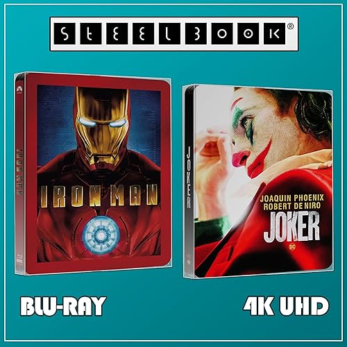 Miniatura 2 de MALKO Paquete de 10 fundas protectoras Steelbook. Compatible con 4K UHD  Blu-Ray  Video de flecha con funda  Funda Criterion Blu Ray  PS3 PS4 PS5