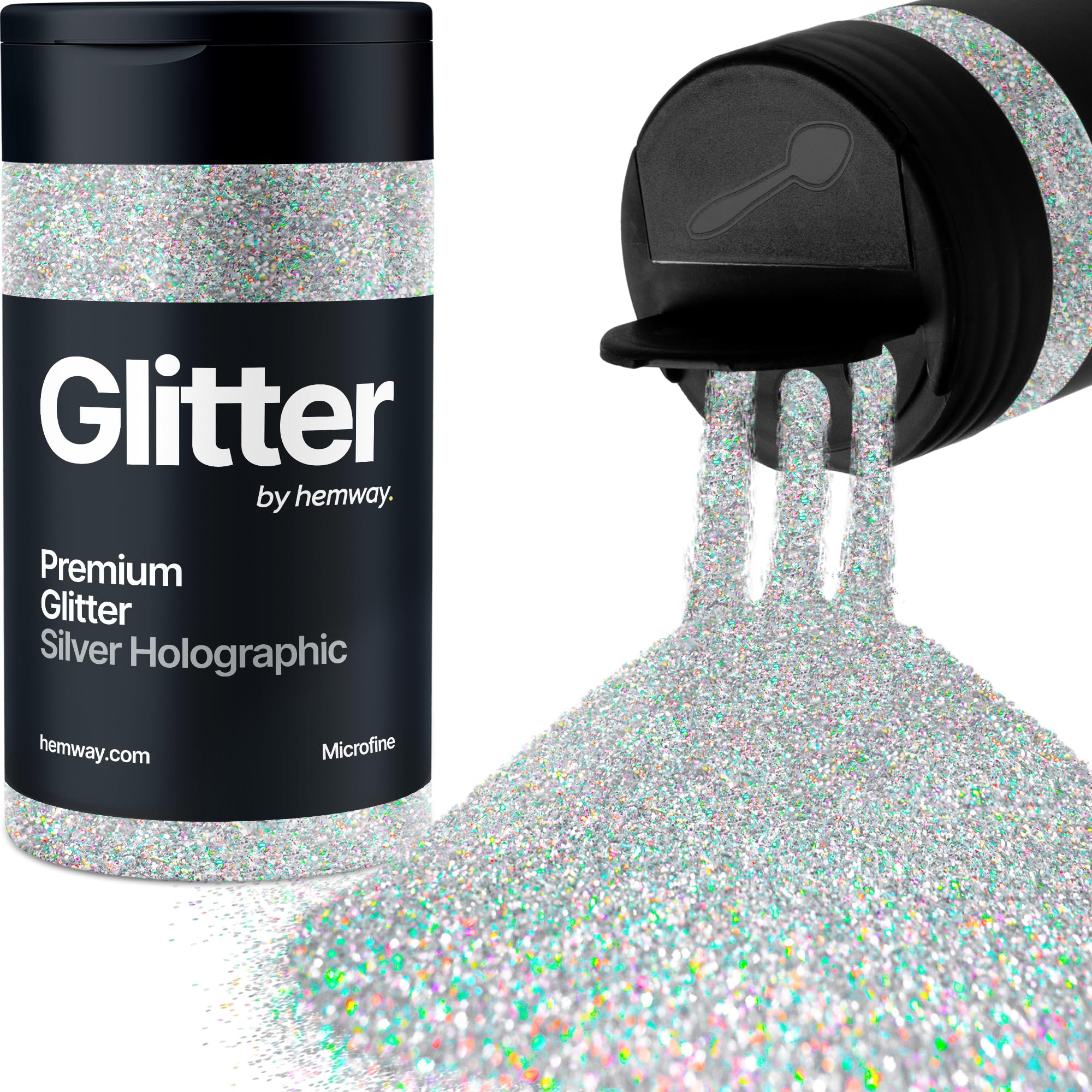 Champagne Gold Glitter Shaker, 130g Ultrafine Glitter, Crafts 1/128" Metallic Flake Champagne Gold Sequins, Resin & Epoxy Crafts, Decorating, Halloween, Christmas Nail, Face, Hemway — view 72