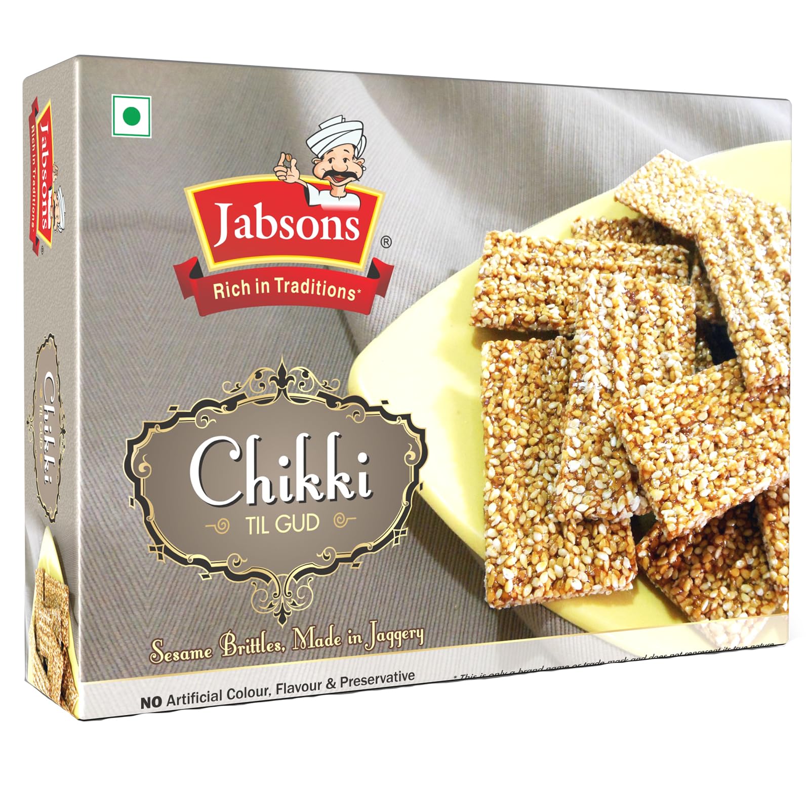 Jabsons Sesame Gud Chikki 400gm| Delicious and Nutritious Til(Sesame) Jaggery Chikki|Til Ki chikki|Winter Special Jaggery (Gud) til chikki |Indian Mithai| (B015J5PXZ2) Amazon Price History, Amazon Price Tracker