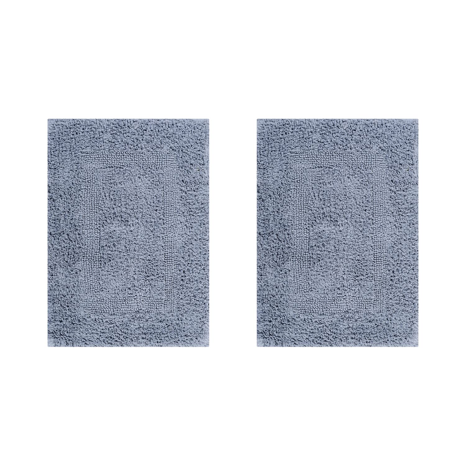 Better Trends 2 Piece Bathroom Rugs Set 100% Cotton Extra Soft Tufted 17
