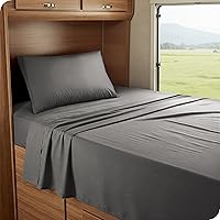 Vista 53 de Bare Home Juego de Sábanas Twin - Sábanas de Cama de Microfibra Ultra-Suave 1800 - Doble Cepillado - Bolsillos Profundos - Ajuste Fácil - Extra