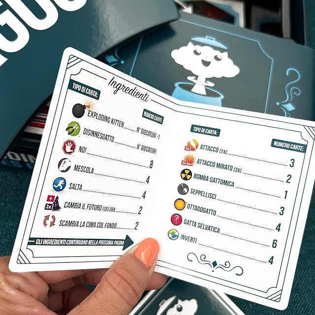 Foto 5 de 8 de Asmodee - Exploding Kittens: Recipes for Disaster, Juego de Mesa, Party Game, 2-5 Jugadores, 7+ años, edición…