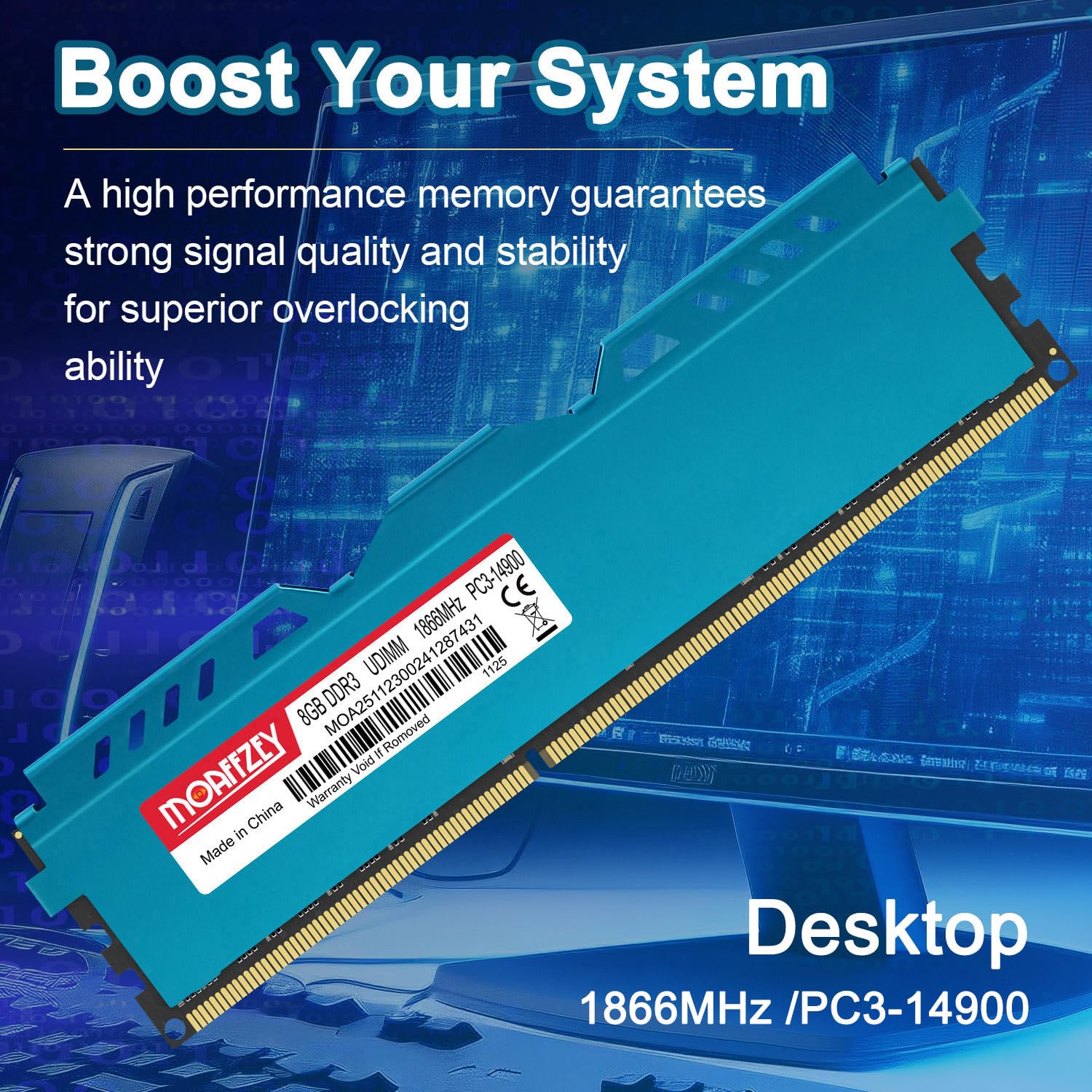 Amazon.co.jp: 1866MHZ DDR3 RAM 16GB (2 * 8GB) 1.5V(PC3-14900) CL10