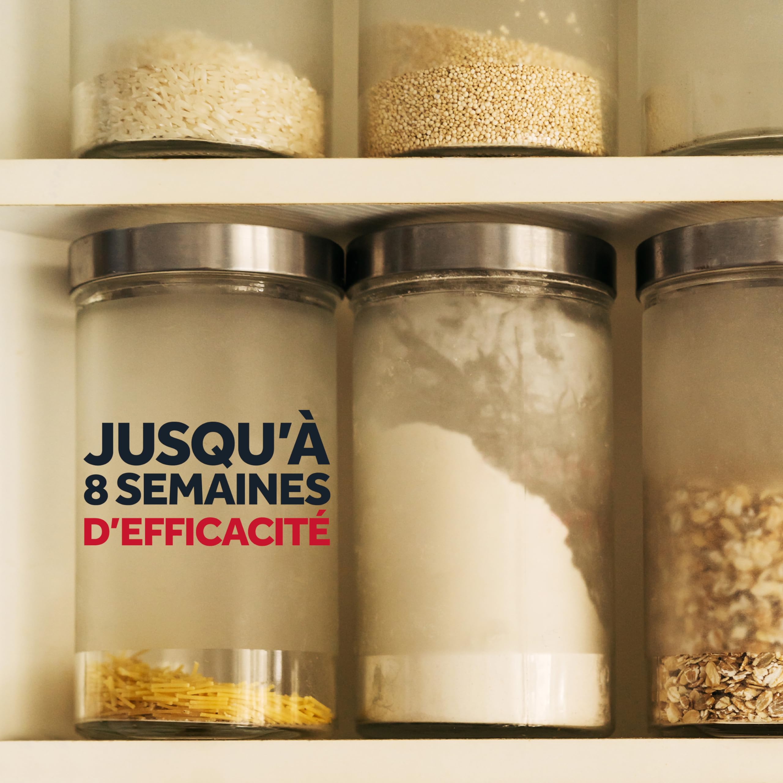 BAYGON Pièges Mites Alimentaires Protection Cuisine 2 mois Efficacité Sans Odeur 3 Unités
