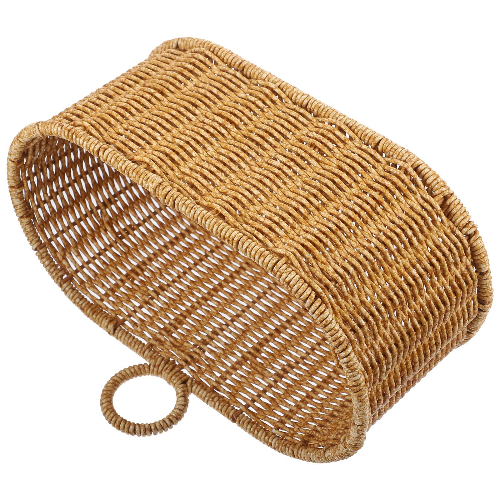 Cesta colgante de pared con gran capacidad de tejido plástico ifundom para organizar cocina