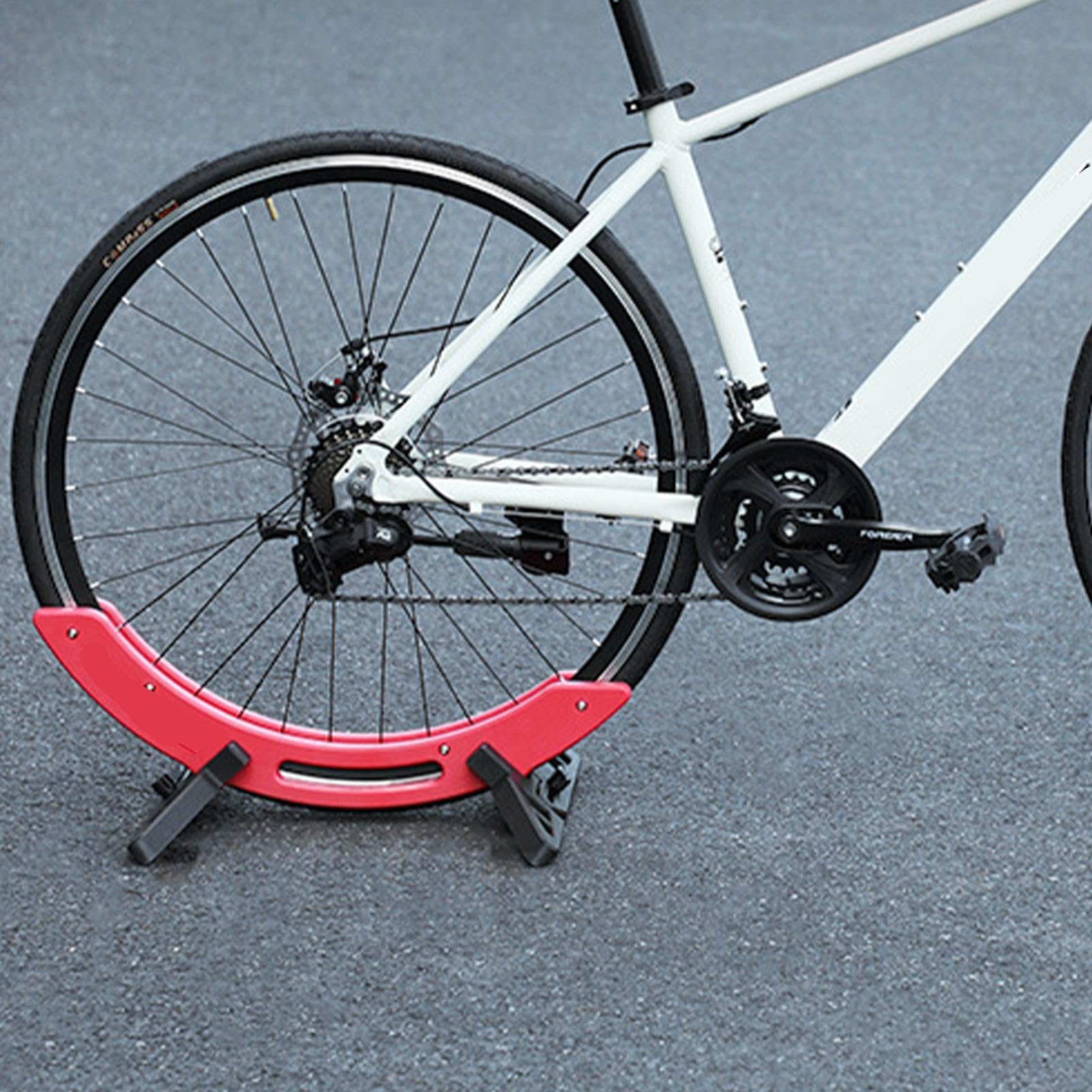 Generico Cavalletto da pavimento regolabile per ciclismo, portapacchi per | ciclismo,Espositore di supporto regolabile - per equitazione con supporto diagonale per garage, casa, officina riparazioni