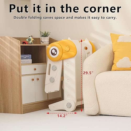 Miniatura 5 de La diapositiva plegable para niños es adecuada para niños de 1 a 3 años en parques infantiles interiores y exteriores. escaladores independientes