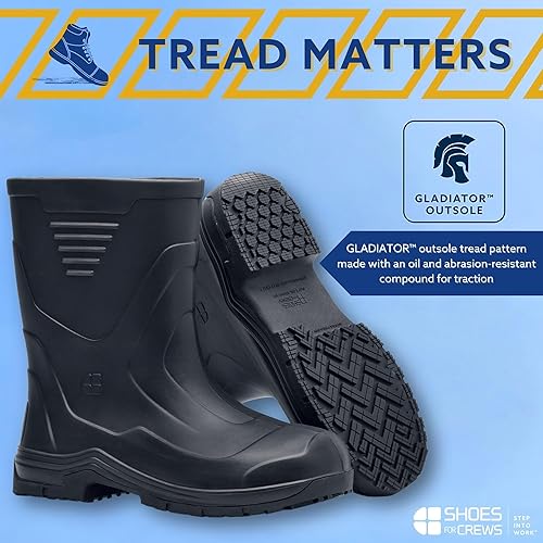 Miniatura 5 de Shoes for Crews Bullfrog II, botas de punta suave, botas de trabajo para hombres y mujeres, botas de trabajo, calzado de trabajo y seguridad,